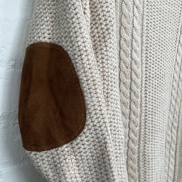 Knit Sweater with Elbow Pads - Picture 2 of 5